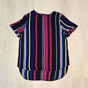 Striped Multicolor Women's Top, EUC
